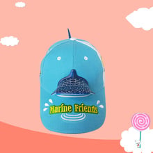 Gorra de tiburón azul 3D de primavera, sombrero de dibujos animados para adultos y niños, gorra de visera ajustable de algodón para viajes al aire libre, novedad 2024 - compra barato
