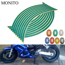 Pegatinas reflectantes para rueda de motocicleta, cinta adhesiva para llanta para yamaha xt 600 mt10 mt 09 09 tracer suzuki drz/ltz 400, accesorios 2024 - compra barato