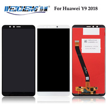 Pantalla LCD de 5,93 pulgadas para Huawei Y9 2018, digitalizador de pantalla táctil con Marco, FLA-LX1 de pantalla, LX2, LX3, L22, AL00 2024 - compra barato