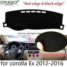 StplrgeCP For toyota corolla EX double layer Car Dashboard Cover Avoid Light Pad Instrument Platform Dash Board Cover Sticker 2024 - buy cheap