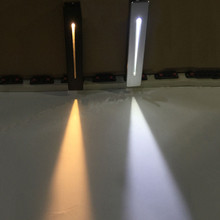 BEIAIDI-Luz LED de escalera para exteriores, 3W, impermeable, empotrada, pasillo, cubierta, lámpara de esquina de pared, Chip CREE 2024 - compra barato
