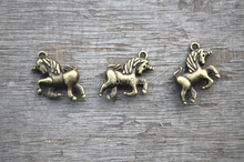 15pcs--Unicorn Charms,Antique Bronze Lovely Unicorn Horse Charm Pendant 16x16mm 2024 - buy cheap