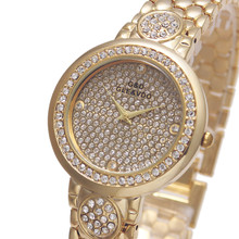 2017 Luxury Brand  New G&D Women Quartz Wristwatch Stainless Steel Golden Women' Dress Watch Lady's Bracelet Watch Relojes Mujer 2024 - buy cheap