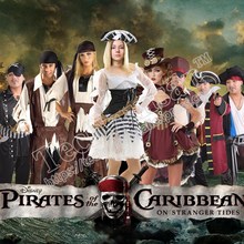 Костюм на Хэллоуин, косплей, Пираты Карибского моря, платье для взрослых 2024 - купить недорого