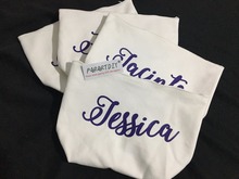 Personalised maid of honor Bridesmaid bride names wedding Gift Make Up Bags Unique Gift for Bridal shower Party Bags favors 2024 - buy cheap