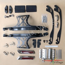 Alforje trava tampas de ferragem saco de sela kit de bloqueio de ferragem para harley road king glide rua electra glide ultra-clássico 2024 - compre barato