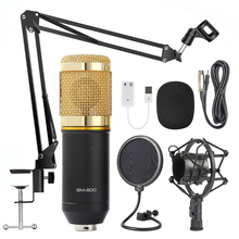 Hot sale Professional BM-800 Condenser Microphone BM 800 Cardioid Pro Audio Studio Vocal Recording Mic+Standing holder 2024 - buy cheap