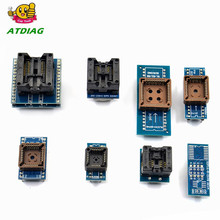 8 PCS Programmer Adapters Socket Kit SOP8+SOP16 +PLCC32 +PLCC44 Adapter for TL866CS TL866A EZP2010 RT809H Programmer 2024 - buy cheap