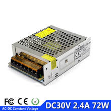 Single Output DC 30V Power Supply Switching 2.4A 72W SMPS 110V 220V AC DC30V Regulated switch Power Supplies For CNC 3D Printer 2024 - buy cheap