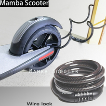 for Ninebot Es1 Es2 Scooter Anti-Theft Cable Tyre Tire Safe Lock with Wire for Xiaomi Mijia M365 Pro Scooter Wheel Hub Code Lock 2024 - buy cheap