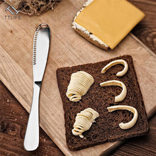Ttlife manteiga faca queijo sobremesa geléia espalhadores creme facas utensílio talheres sobremesa ferramentas torradas pequeno-almoço ferramenta de aço inoxidável 2024 - compre barato