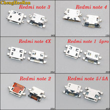ChengHaoRan-Conector Micro USB para Xiaomi Redmi NOTE 1/2/3/4/5/5A /5pro NOTE 4X, 5 y 10 Uds., puerto de carga hembra 2024 - compra barato