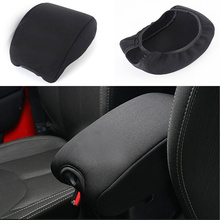 For Jeep Wrangler Unlimited Tire Tread ArmPad - Center Console Armrest Pad For Jeep Wrangler JK Sahara Sport Rubicon 2024 - buy cheap