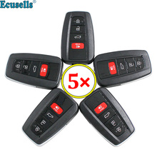 5pcs/lot 4 buttons Replacement Smart Remote Key Shell Case Fob 4 Buttons for Toyota C-HR RAV4 Prius Camry Avalon 2018-2019 2024 - buy cheap