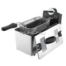 Household Electric Deep Fryer Single-tank Frying Cooker Stainless Steel Frying Oven HF-1106 2024 - buy cheap