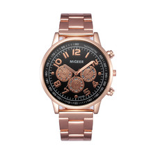 Модные Мужские Аналоговые кварцевые наручные часы с кристаллами из нержавеющей стали, браслет, мужские часы 2024 - купить недорого