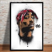 Pôsters e impressões notório b. i. g. Imagem de parede biggie tupac shakur arte pintura em tela para decoração de quarto decoração de casa 2024 - compre barato