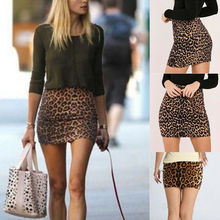 New Skirt Women's Leopard Printed Skirt High Waist Sexy Pencil Bodycon Hip Mini Skirt Fits All Seasons Female faldas jupe femme 2024 - buy cheap