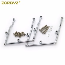 ZORBYZ Universal Motorcycle Adjustable Saddle bag Support Bars Mounts Bracket For Honda Kawasaki Suzuki Y 2024 - buy cheap