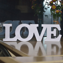 New!! Wedding  "Love" White Letters Wedding Sign Mariage Table Decor Wedding Party Decorations 1Pcs/lot about 31X9x1cm Size 2024 - buy cheap