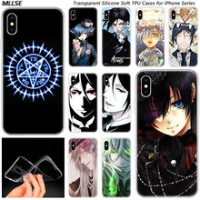 Hot Anime Black Butler Kuroshitsuji Fashion Silicone Case Cover for Apple iPhones 11 Pro XS Max X XR 7 8 6 6s Plus 5S SE Soft 2024 - buy cheap