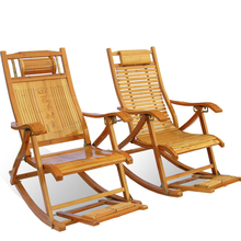 Cadeira reclinável dobrável de bambu, cadeira de balanço para homem velho, cadeira legal para balanço, cadeira para adulto 2024 - compre barato