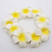 Doce havaiano de espuma 5 tamanhos de flores artificiais, flor de chapéu, flores de ovos, decoração de casamento, suprimentos para festas 2024 - compre barato