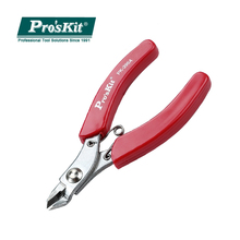Pro'sKit-Alicates de punta de aguja de acero inoxidable, 1PK-396A, Alicates de corte Diagonal, mango rojo, cizallamiento de precisión, cortador de cables 2024 - compra barato