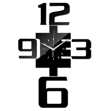 Современные настенные часы-зеркало, часы reloj, кварцевые акриловые листы для гостиной, сделай сам, хит продаж 2019 2024 - купить недорого