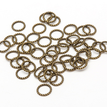 60 piezas de plata tibetana anillos de eslabones de anillos de eslabones para hacer joyas de 8mm 2024 - compra barato