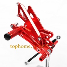 Juego de apoyapiés traseros CNC para motocicleta HONDA, estriberas de color rojo para HONDA NC30, RVF400, NC35 2024 - compra barato