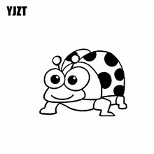 YJZT 15.6CM*12CM Dazzling Ladybug Delicate Lovely Vinyl Decal Nice Car Sticker Black/Silver C19-0760 2024 - buy cheap