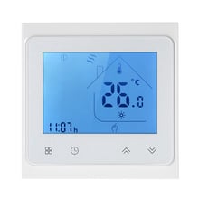 16A WIFI Programmable Electric Floor Heating Thermostat Temperature Controller Touchscreen LCD  Backlight Voice Control Function 2024 - buy cheap