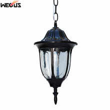 European Waterproof Chandelier Outdoor Balcony Decorative Lights Vineyard Pendant Lighting Hanglamp Luminaire Suspendu Villa Bra 2024 - buy cheap