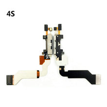 Replacement Charging Flex Cable For iPhone 4S 5 5S 5C SE USB Charger Port Dock Plug Connector With Mic Flex Cable 2024 - buy cheap