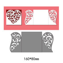 Heart decoration Metal Cutting Dies Stamp Stencil for DIY Scrapbooking Photo Album Embossing Decorative Craft Die 2024 - buy cheap