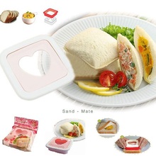 Envío Gratis pan tostado corazón molde Bento desayuno Maker Sandwich cortador para decoración herramienta ss866 2024 - compra barato