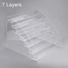 1 To 7 Tier Acrylic Nail Polish Rack Nail Tools Cosmetics Display Storage Makeup Organizer Stand Holder Nail Art Equipment Shelf 2024 - compre barato