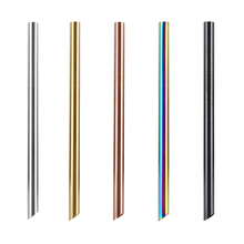 5/10pcs 12mm Pointed-End Drinking Straw 304 Stainless Steel Drink Pearl Milkshake Fat Bubble Tea Straws Cocktail Party Jumbo 2024 - buy cheap