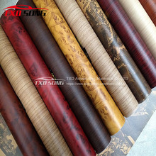 1.24X5M Wood PVC film for car interior decoration with free shipping wood grain sticker 2024 - buy cheap