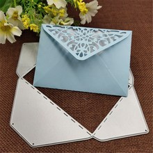 Molde de corte de metal para scrapbooking, envelope retangular, bolso, álbum, cartões de papel, decorativo, artesanato, gravação em relevo, cortes diy 2024 - compre barato