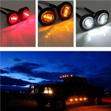 2019 12V Trailer Led Side Marker Lights For Trucks Clearance Lights Amber Side Marker Round Truck Turn Signal Lamp 2024 - buy cheap