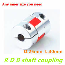 NEW flexible Jaw Spider Plum Coupling Shaft Coupler 4mm 5mm 6mm  6.35mm 8mm 9mm 9.5mm 10mm 11mm 12mm  D25 L30 2024 - buy cheap