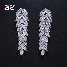 Be 8 Hot New Fashion Leaves Long Dangle Earrings, Drop Statement Earrings Fashion Jewelry  for Women Gift E430 2024 - buy cheap