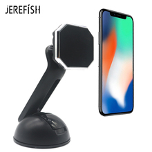 JEREFISH Magnetic Car Phone Holder Windshield Car Mount with Sticky Suction Cup Magnet Car Phone Mount Stand for iPhone Samsung 2024 - buy cheap