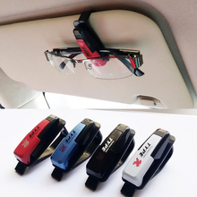 auto car styling accessories glasses clip car Sun Visor Glasses Sunglasses Ticket Receipt Card Clip Storage Holder freesh 2024 - buy cheap