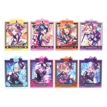 Sueño de explosión LLavero de correa acrílica de Roselia, Poppin'Party, juego de Anime, Saya, Rimi, Kasumi, Arisa, Sayo, Ako, Lisa, Yukina 2024 - compra barato