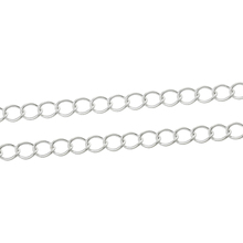 DoreenBeads Alloy Links Curb Chains silver color Plated 6mm x5mm( 2/8" x 2/8"), 1 M new 2024 - buy cheap