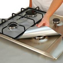 4Pcs Reusable Foil Gas Hob Range Stovetop Burner Protector Liner Cover For Cleaning Kitchen Tools P0.2 2024 - buy cheap