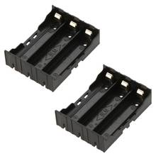 Rechargeable Batteries DIY Black Storage Box Holder Case Suitable For 3 x 18650 3.7V Battery Charger 18650 Li Ion Charger 2024 - buy cheap